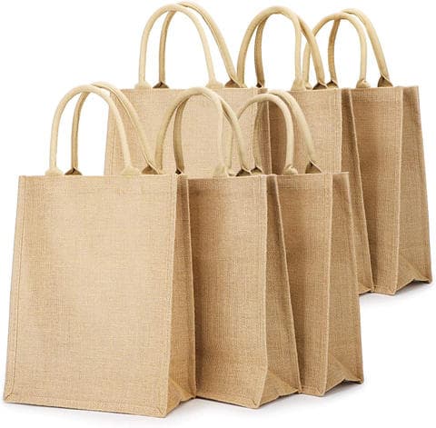 Mini jute tote
